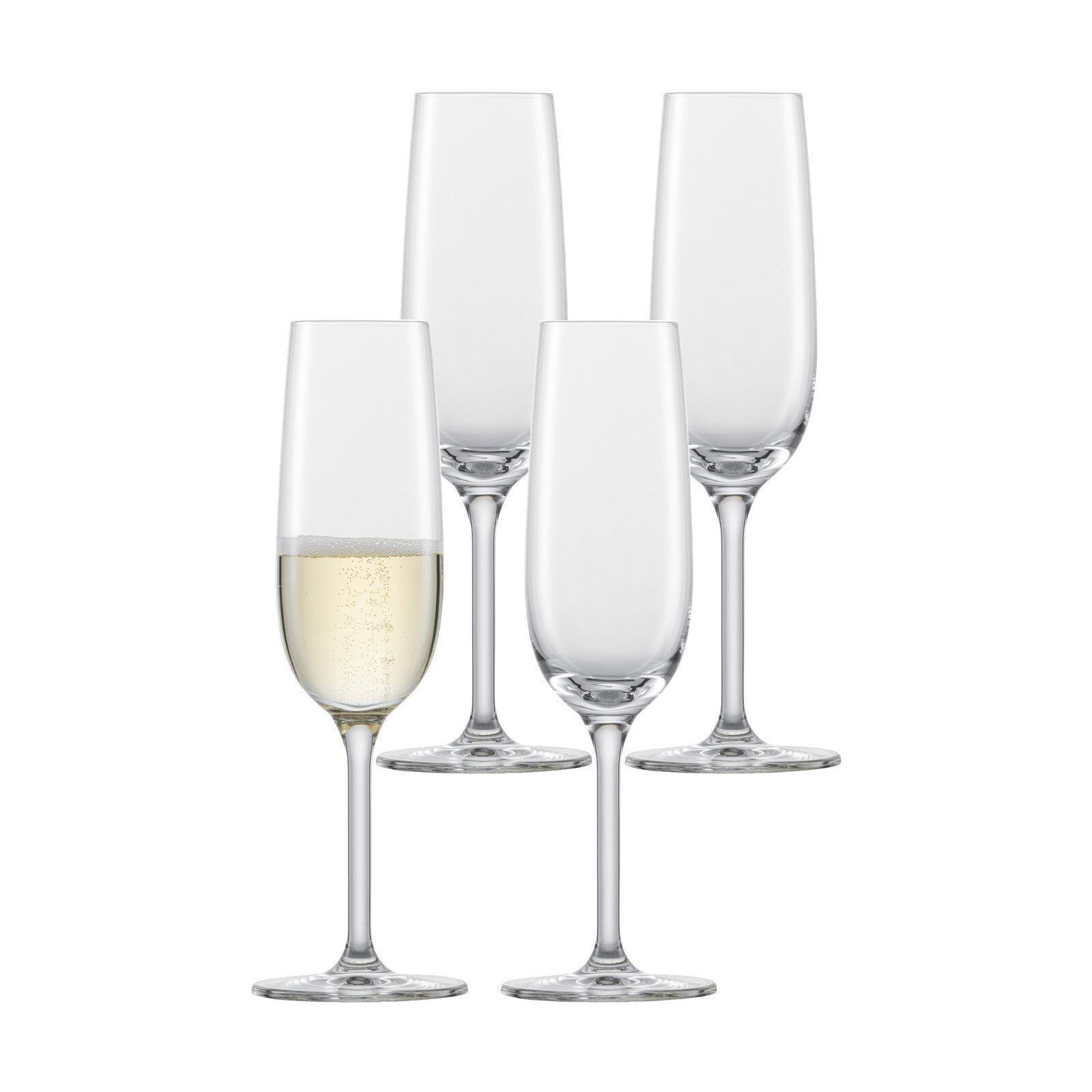 SCHOTT-ZWIESEL Sektglas For you Sektglas 210 ml 4er Set, Glas