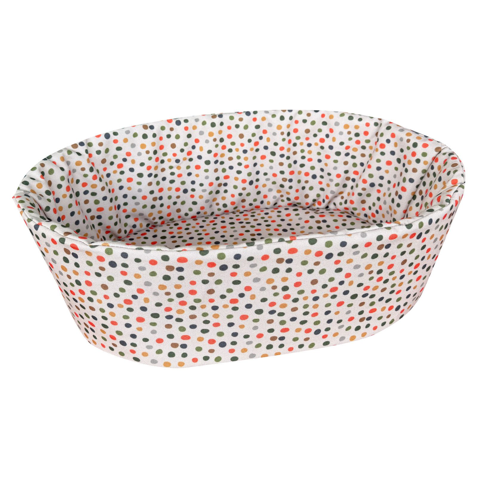 Aumüller Tierfahrradkorb hohe Polstereinlage CONFETTI für Fahrradkorb-Modelle */975 und */875