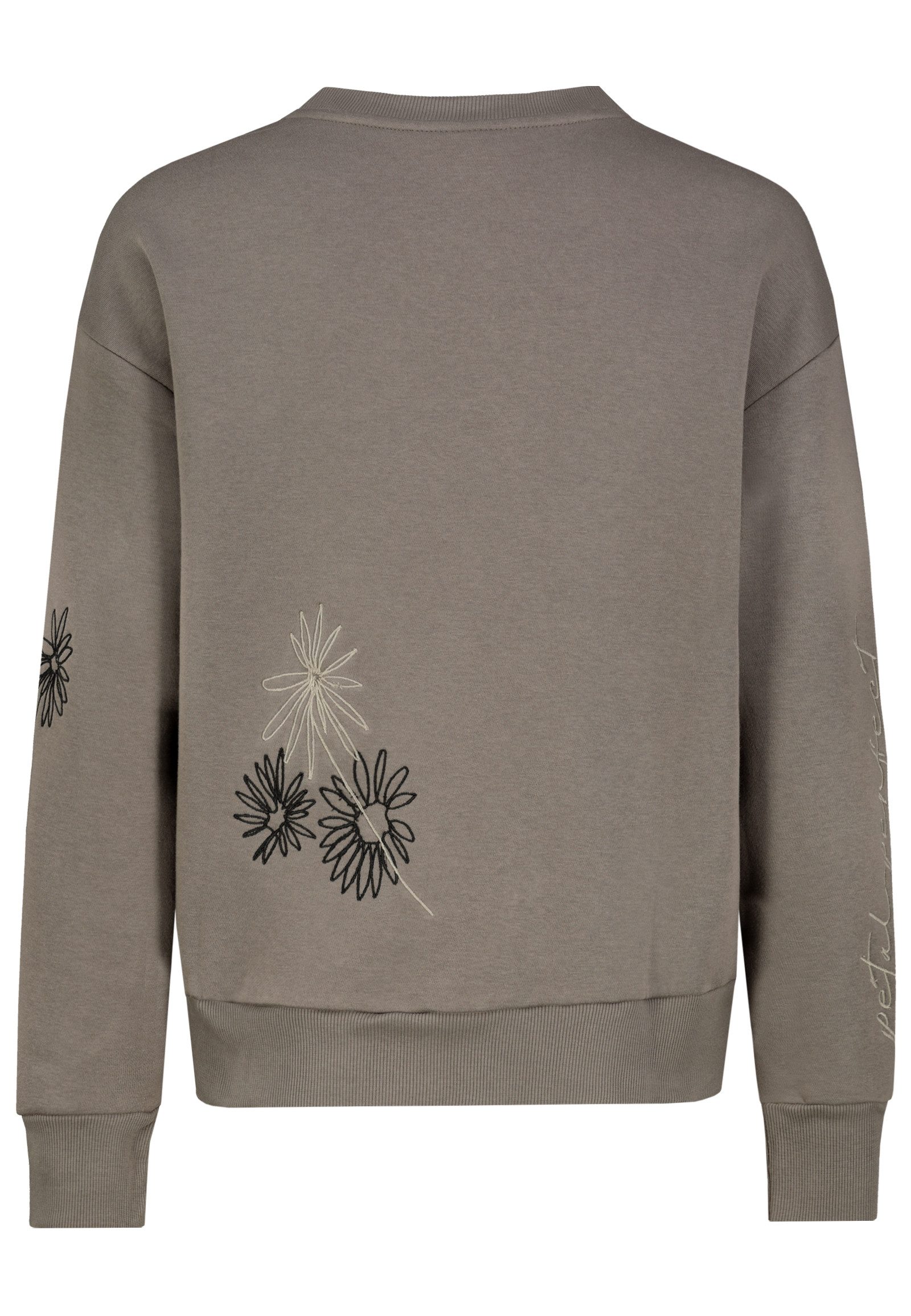 Eight2Nine Sweatshirt Damen Sweatshirt Oversize Stickereien, Oversize-Schnitt, Rundhalsausschnitt – Bild 2 von 3