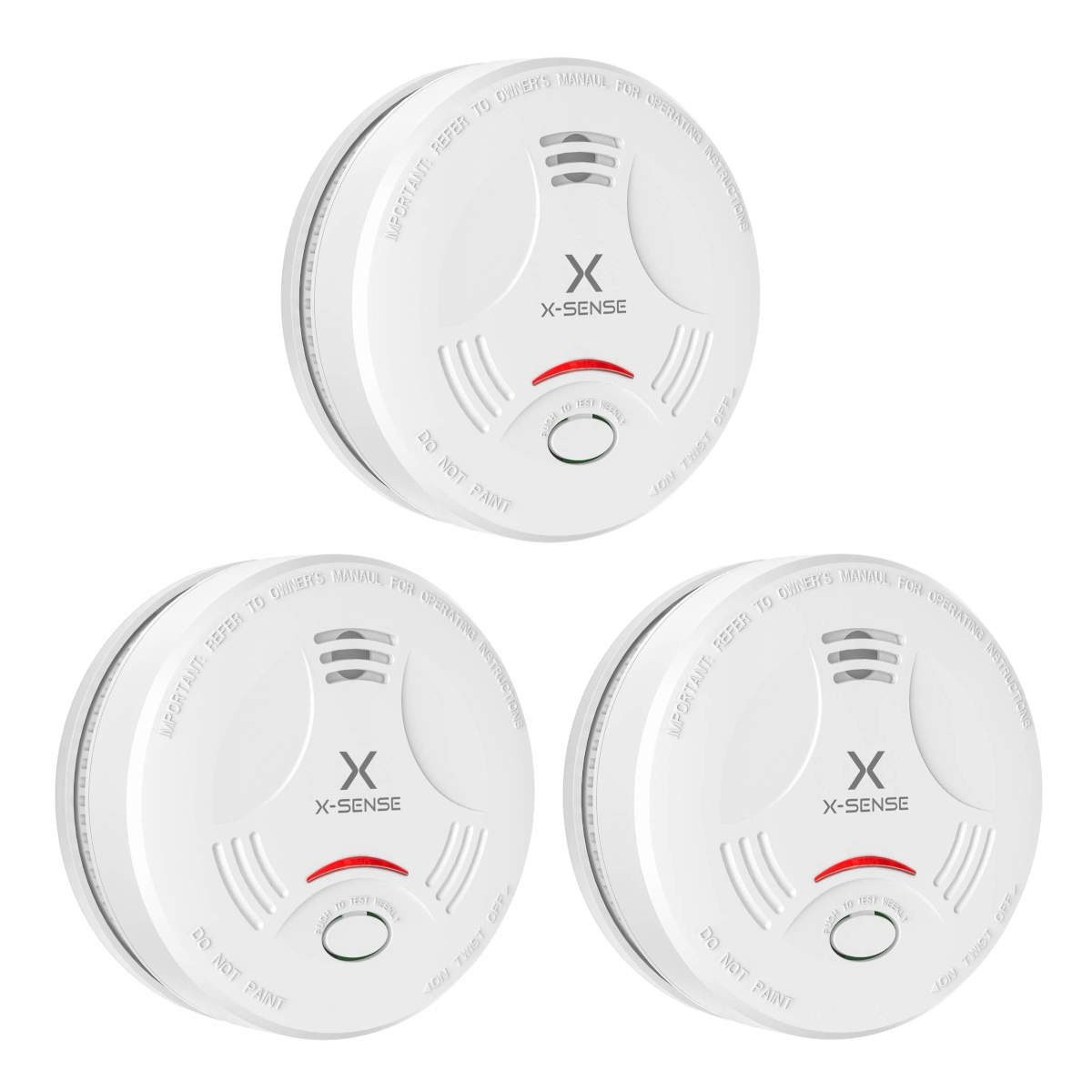 X-SENSE SD11 Autarker Rauchmelder (85 dB Alarm, bis zu 10 Jahre Batterielebensdauer)