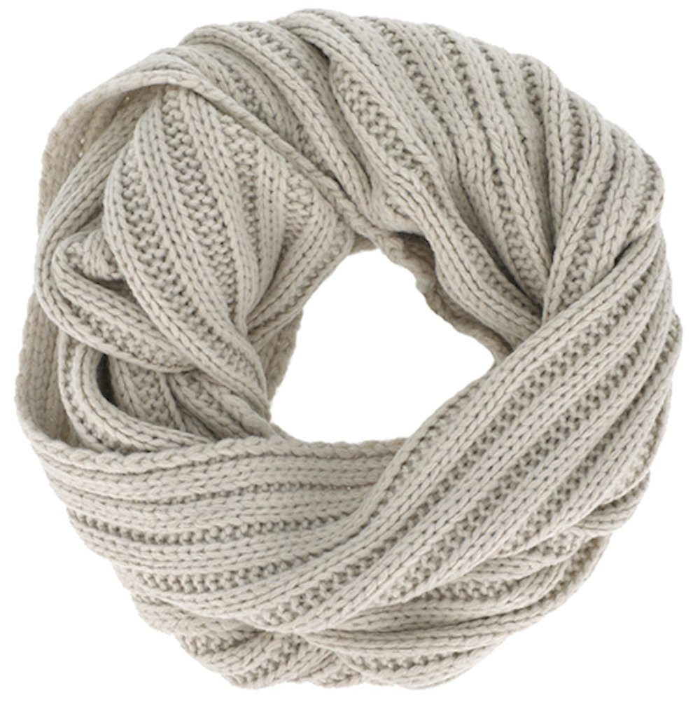 Fiebig Mütze & Schal Loop Strickschal Schal (594040) (ca.27x67cm) (kein Set, 1-tlg., kein Set)