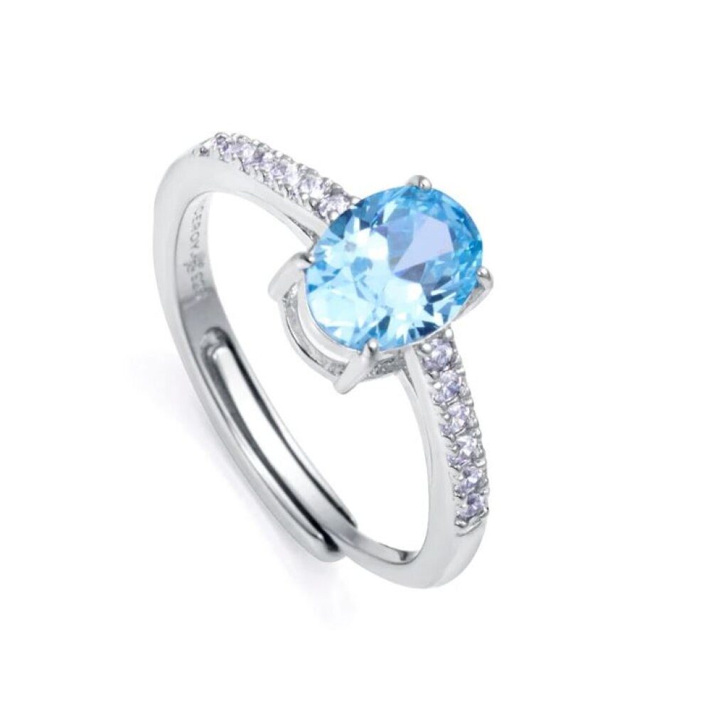 Viceroy Fingerring Luxus-Silberring Clasica mit Zirkonia 55 mm