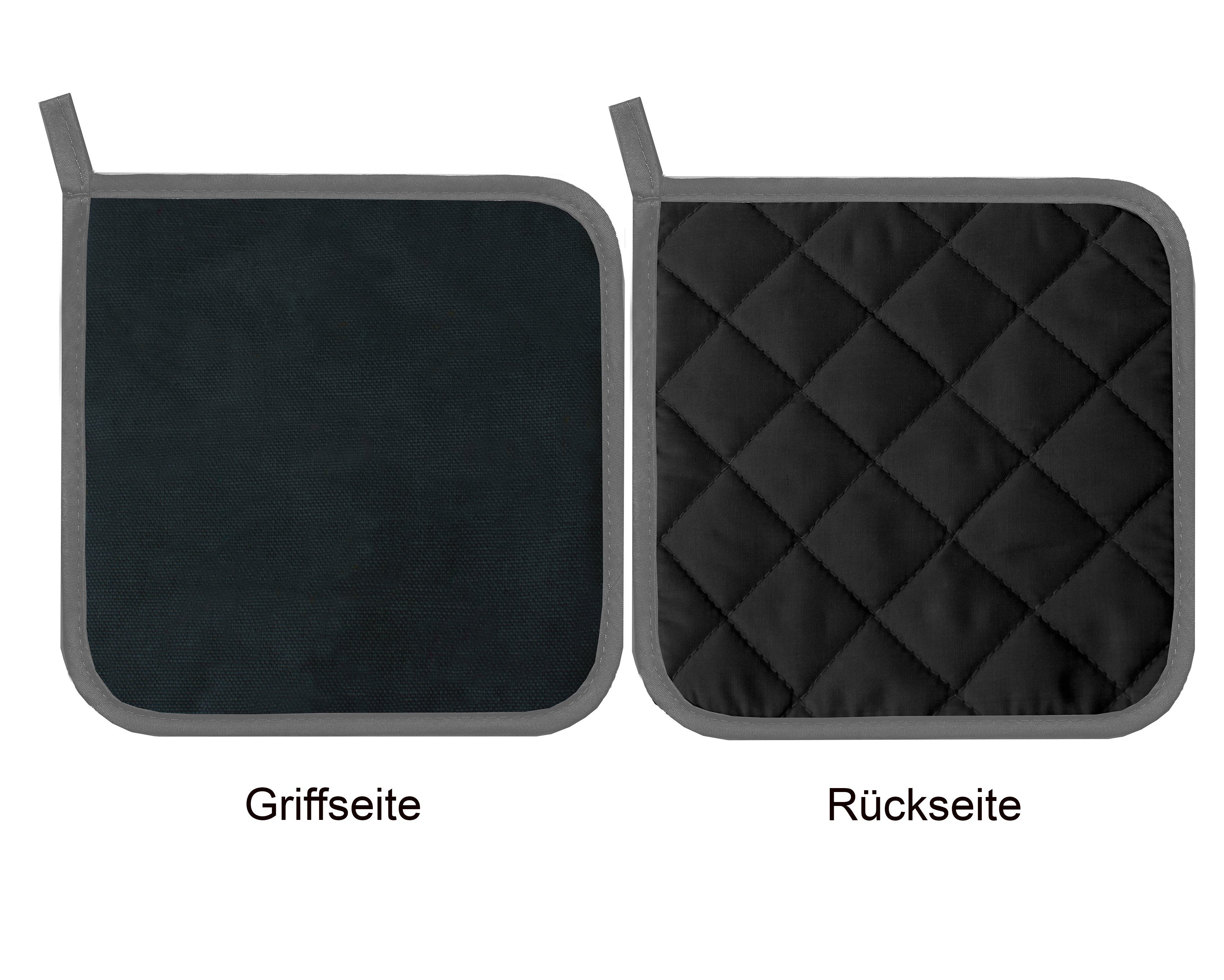 Delindo Lifestyle Topflappen Küchenhelfer, (2-tlg., bestehend günstig online kaufen