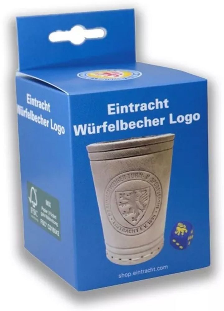 Eintracht Braunschweig Кружки EBS Würfelbecher Logo