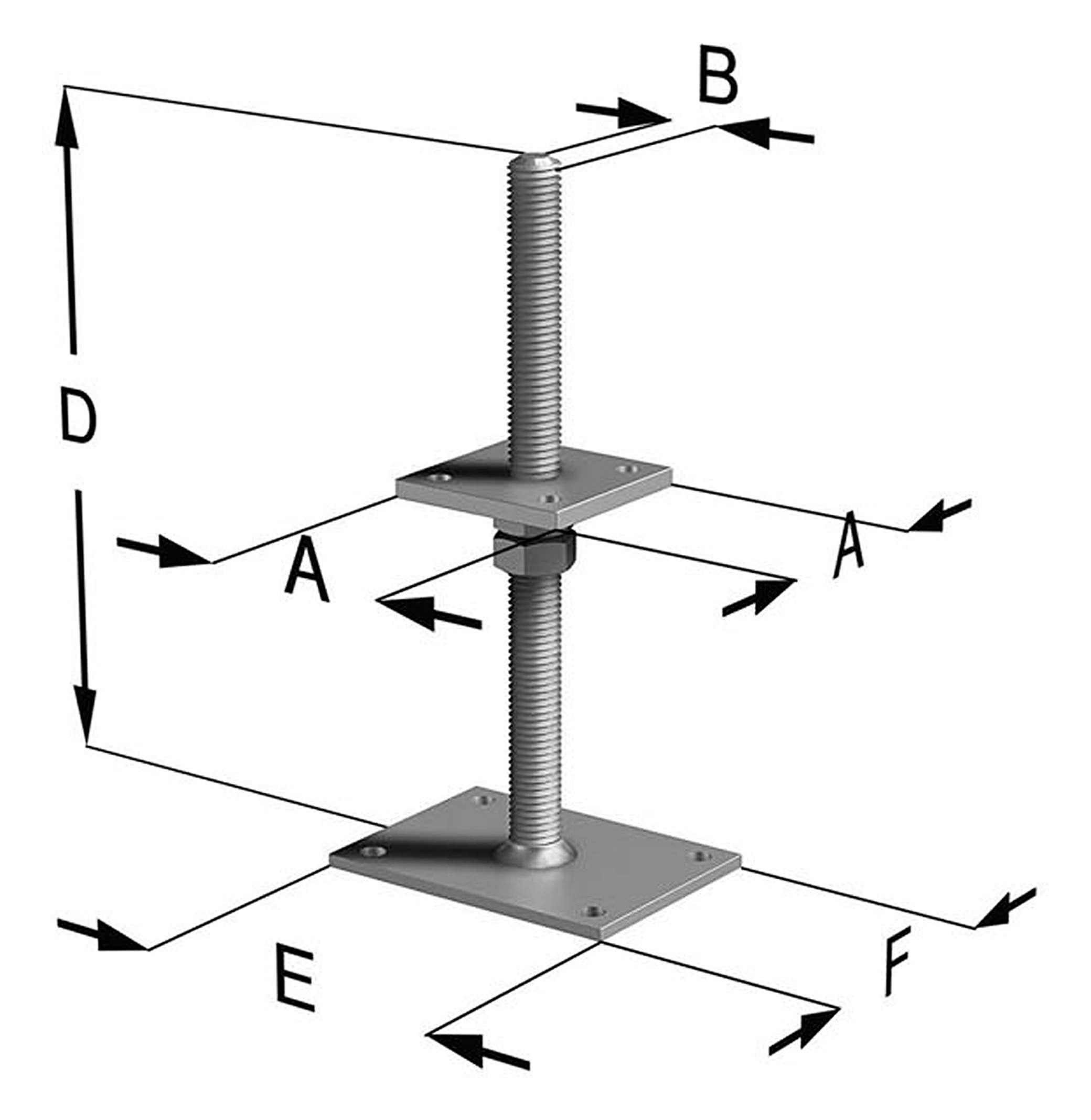 Simpson Strong-Tie® Pfostenträger, Pfostenhalter PT30G SST
