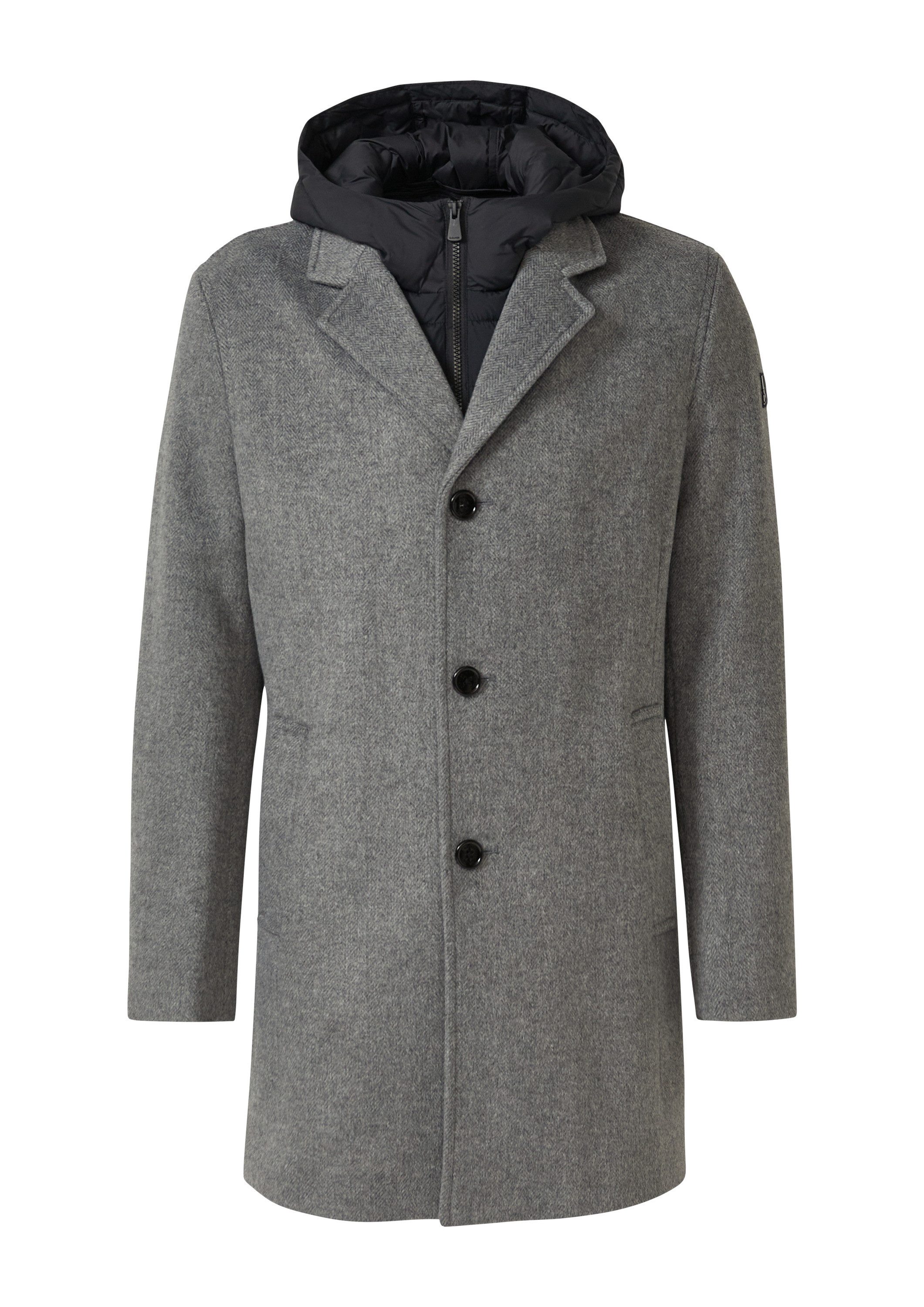 s.Oliver Funktionsmantel Outdoor-Mantel Klassischer Wollmix-Mantel mit abne günstig online kaufen