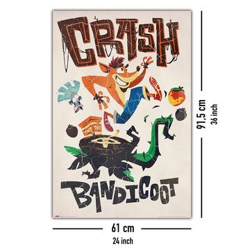 Grupo Erik Poster Crash Bandicoot Poster Adventures 61 x 91,5 cm