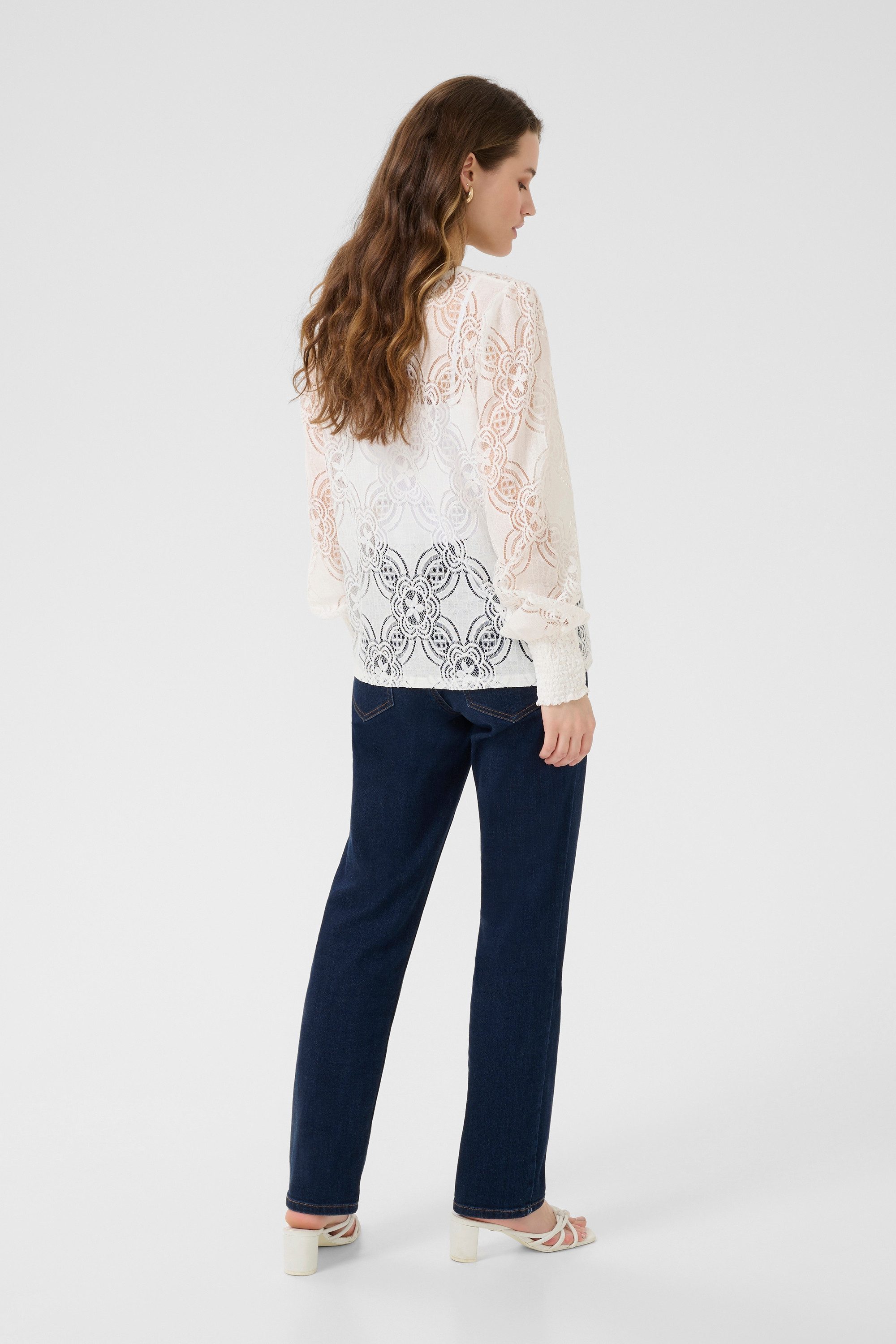 KAFFE Langarmbluse Langarm-Bluse KAraula