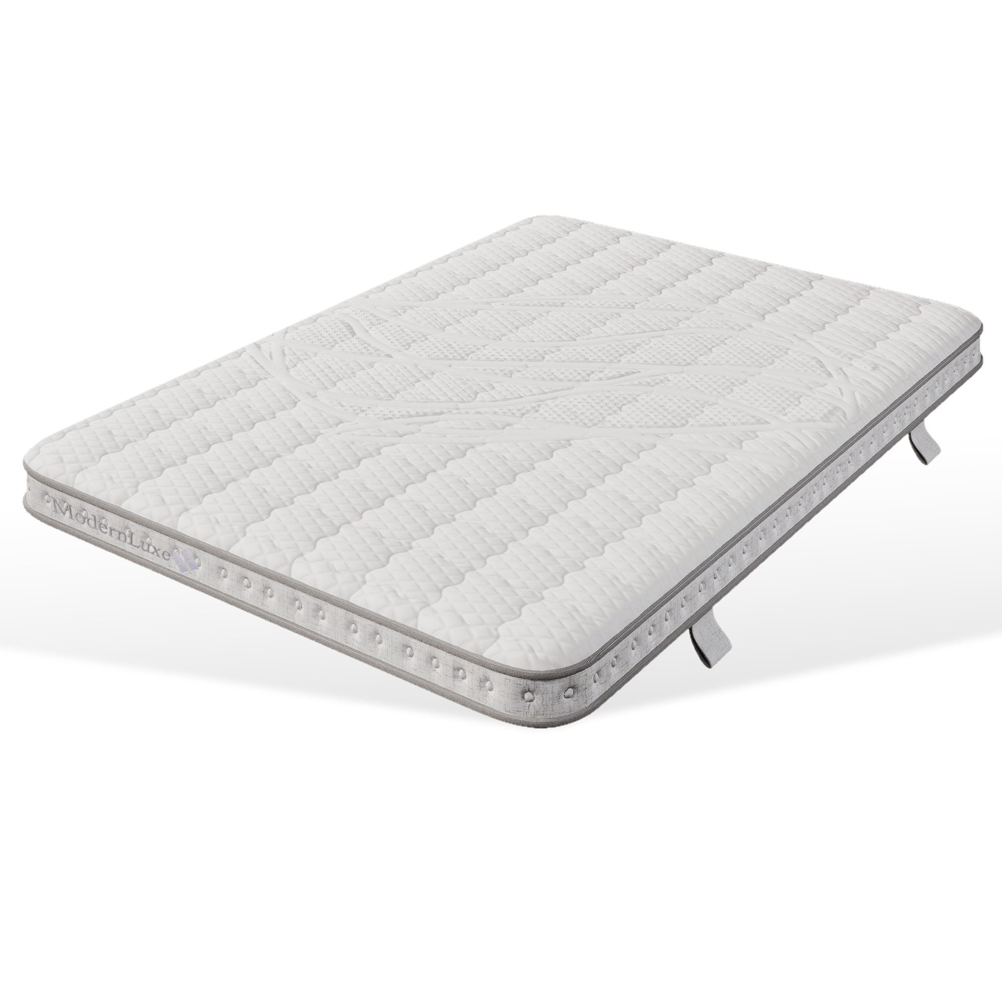 Taschenfederkernmatratze, Flieks, 10 cm hoch, Hybrid-Matratze mit Kaltschaum Orthopädische 140x200cm 7-Zonen H3