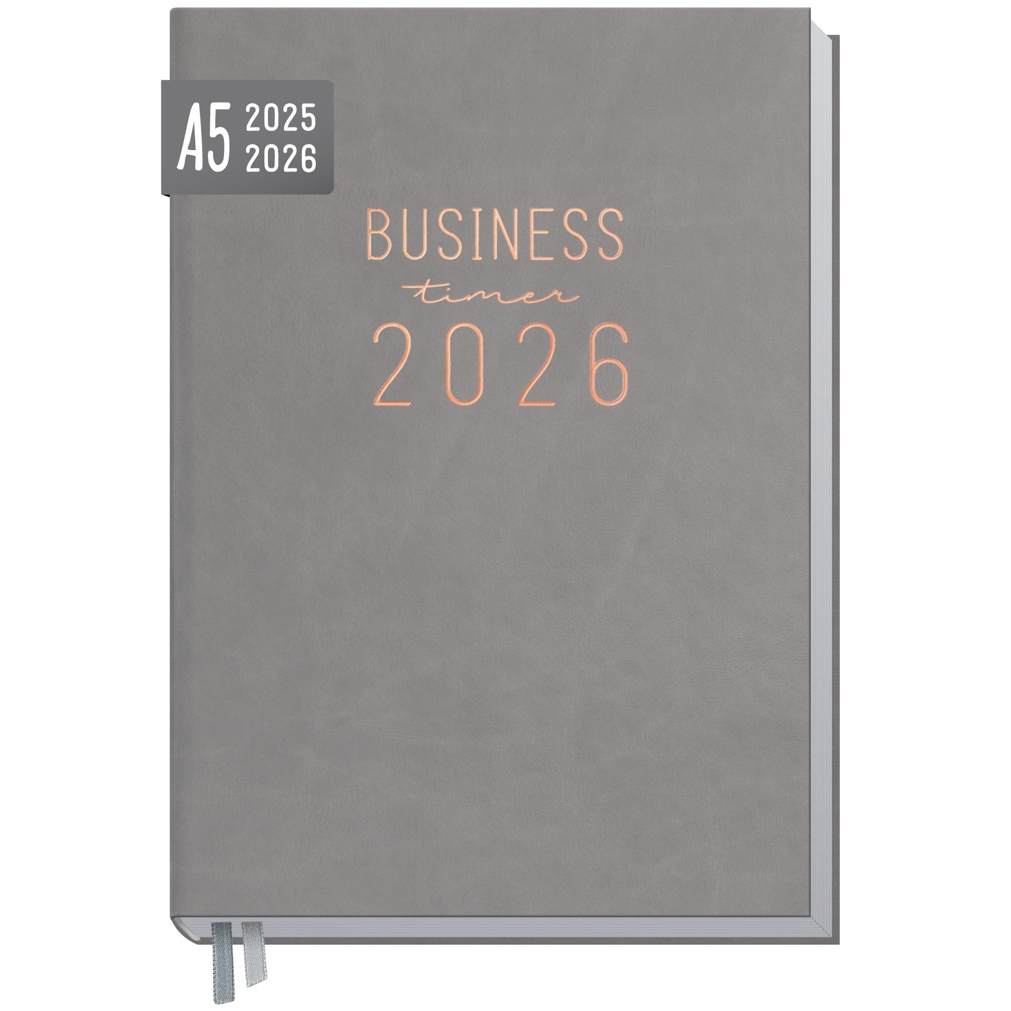 Häfft Terminplaner Business-Timer 2025/2026 / A5 / 18 Monate