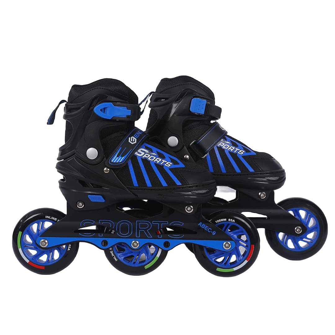 Inlineskates EL1031 Inline Skates Aluminium-Chassis, 100 mm PU Rollen, ABEC-9-Lager