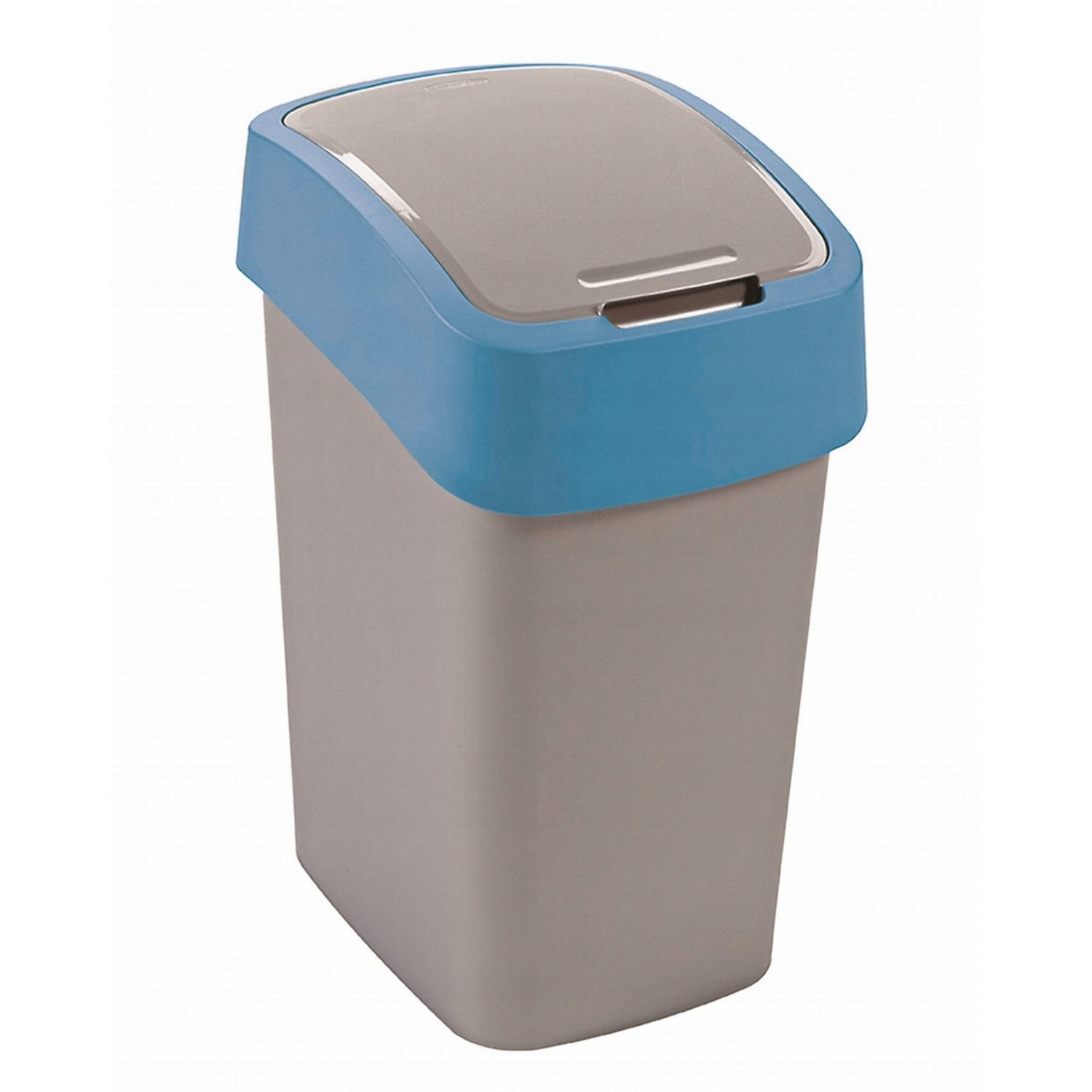 Curver Mülleimer, Flip Bin 25L Abfallbehälter für Recycling