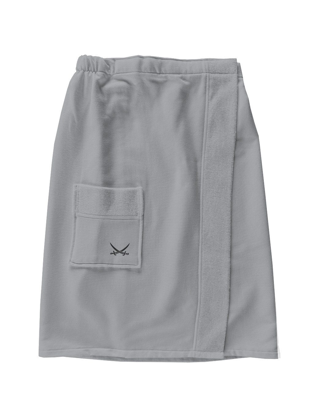 Sansibar Sylt Bademantel Saunakilt SANSIBAR BL 145x50 cm silber günstig online kaufen