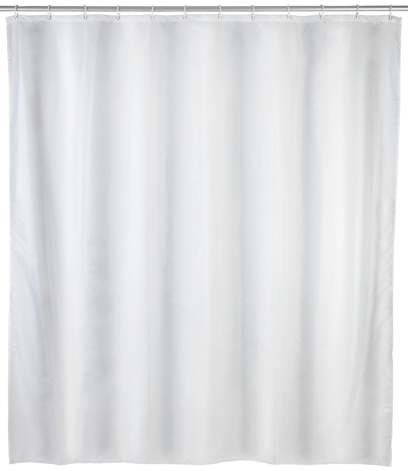 WENKO Duschvorhang Uni Breite 120 cm, Höhe 200 cm