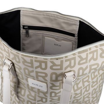 Replay Schultertasche, Polyurethan, Polyester