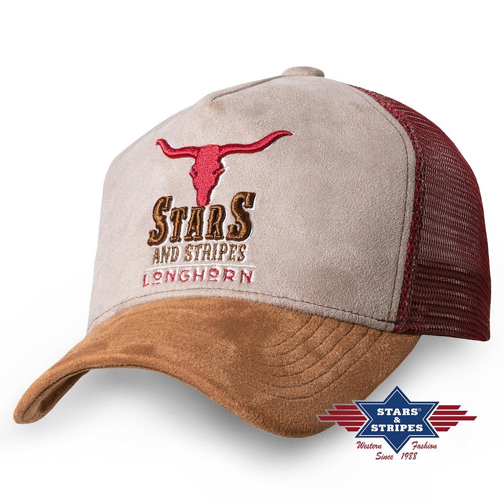 Stars & Stripes Baseball bestickt Cap Cap von Western Stars Trucker Stripes & Longhorn