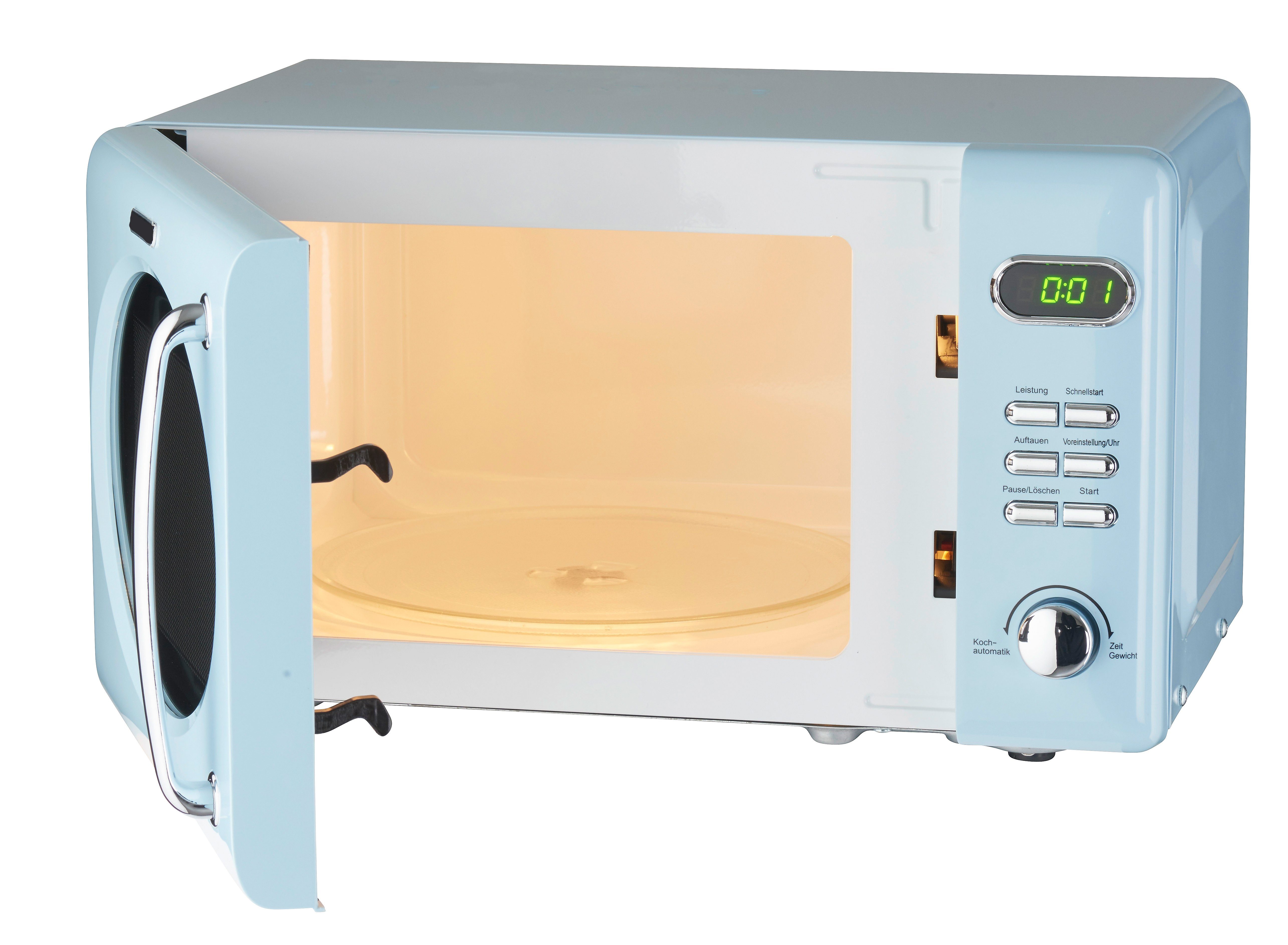 Wolkenstein Mikrowelle, Automatische Garprogramme 8, Auftaufunktion, 20,00 l, digitaler Timer