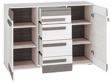 Feldmann-Wohnen Sideboard Blanco, B/T/H: 138 cm / 42 cm / 96 cm