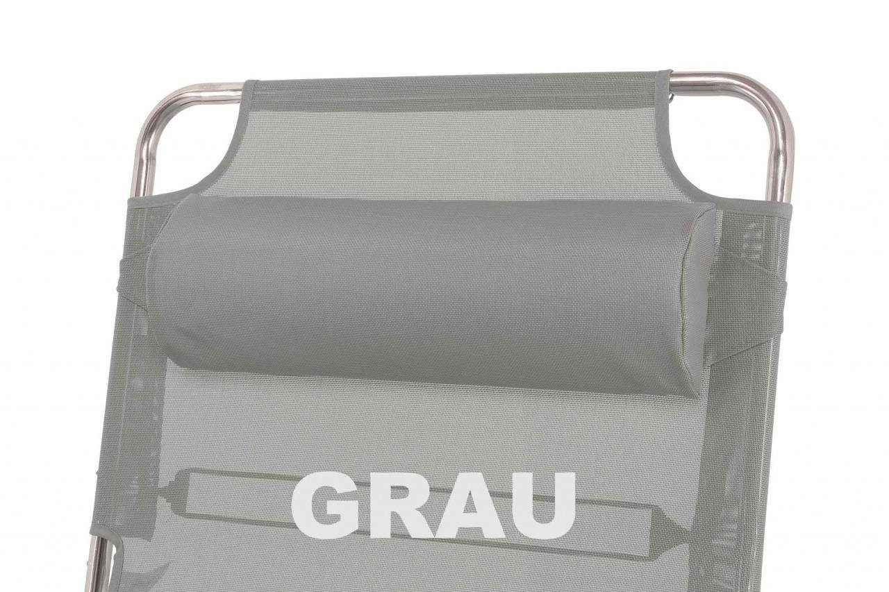 Fiam Gartenliege Bequeme Nackenrolle für alle Amigo BIG und XXL Liegen in Grau