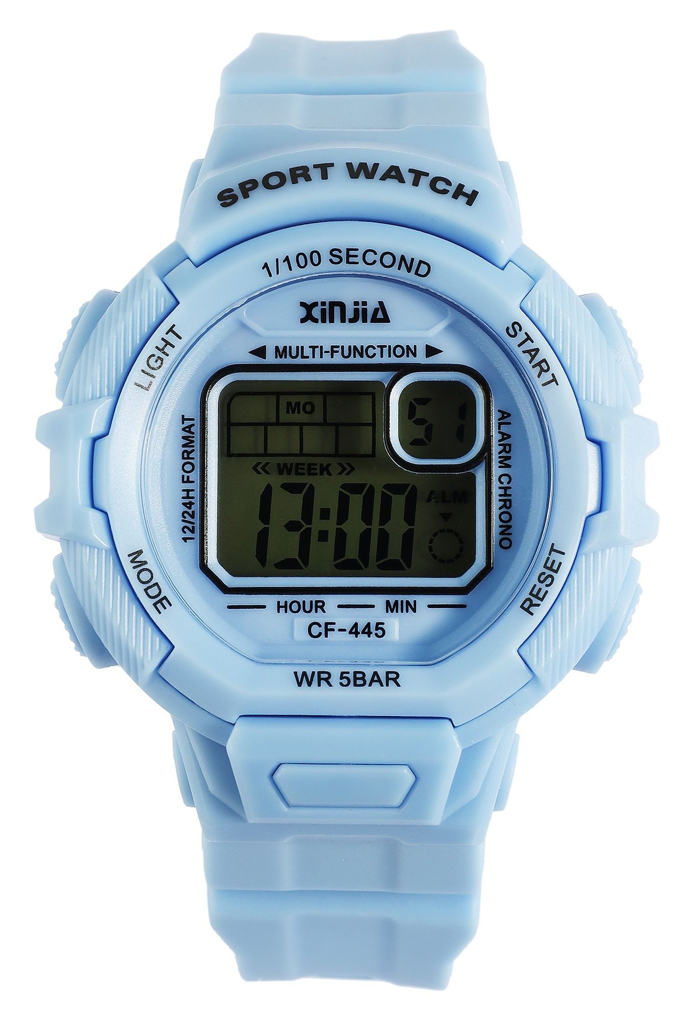 Quarzuhr 2410011 Xinjia Damen Digitaluhr mit Silikonband