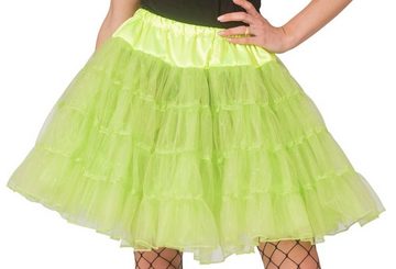 Funny Fashion Kostüm Glitzer Petticoat für Damen 45 cm - Hellgrün