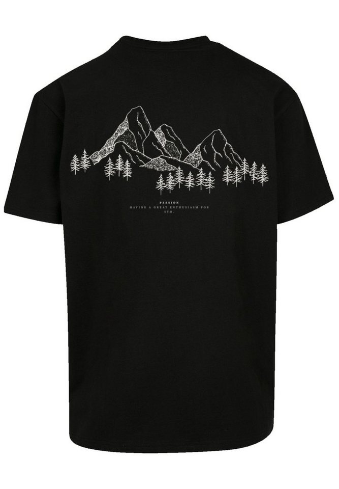F4NT4STIC T-Shirt PLUS SIZE Mountain Berge Print, Fällt weit aus, bitte  eine Größe kleiner bestellen