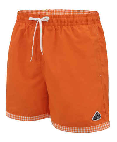 Mount Swiss Badeshorts Mount Swiss hochwertige Männer Badehose LUKAS mit Sun-Protection I (1-St)