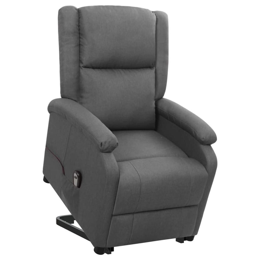 vidaXL Sessel Aufstehsessel Dunkelgrau Stoff (1-St) günstig online kaufen
