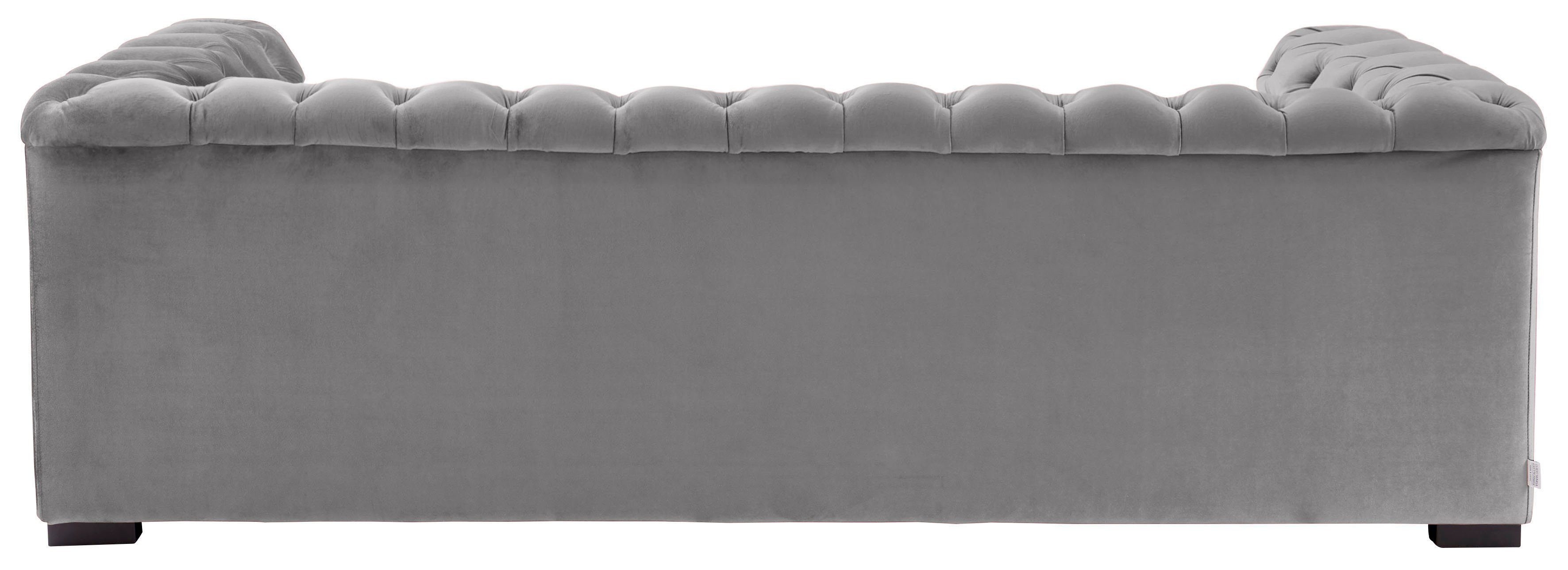 Home affaire Chesterfield-Sofa Kalina, klassische Chesterfield-Knopfheftung, sehr hochwertige Verarbeitung