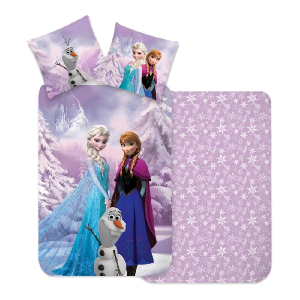 Disney Frozen Babybettwäsche Frozen Baby-Bettwäsche in Pink, Anna, Elsa & O günstig online kaufen