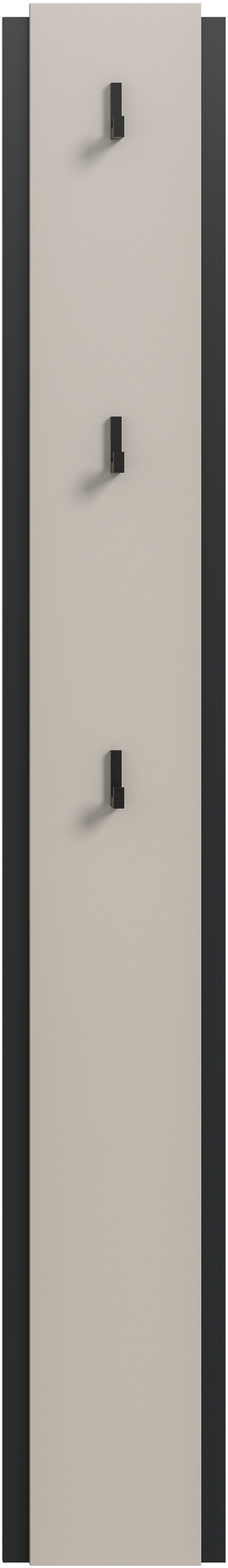Home affaire Hakenleiste RAK, Höhe 150 cm, inklusve 3 Garderobenhaken, Flurgarderobe, Paneel, Wandgarderobe, Wandpaneel, Garderobe