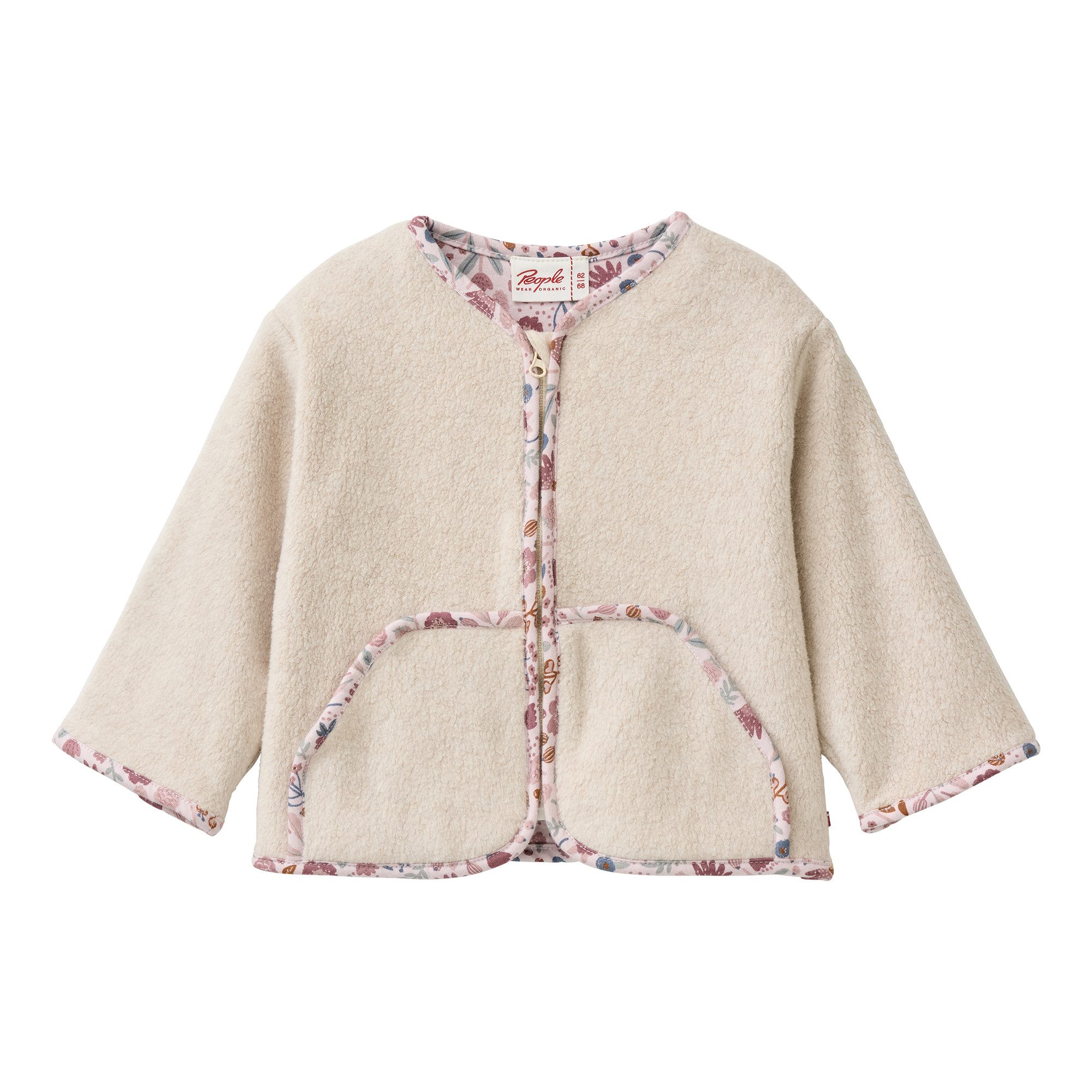 People Wear Organic Fleecejacke aus Bio-Baumwolle und recyceltem Polyester