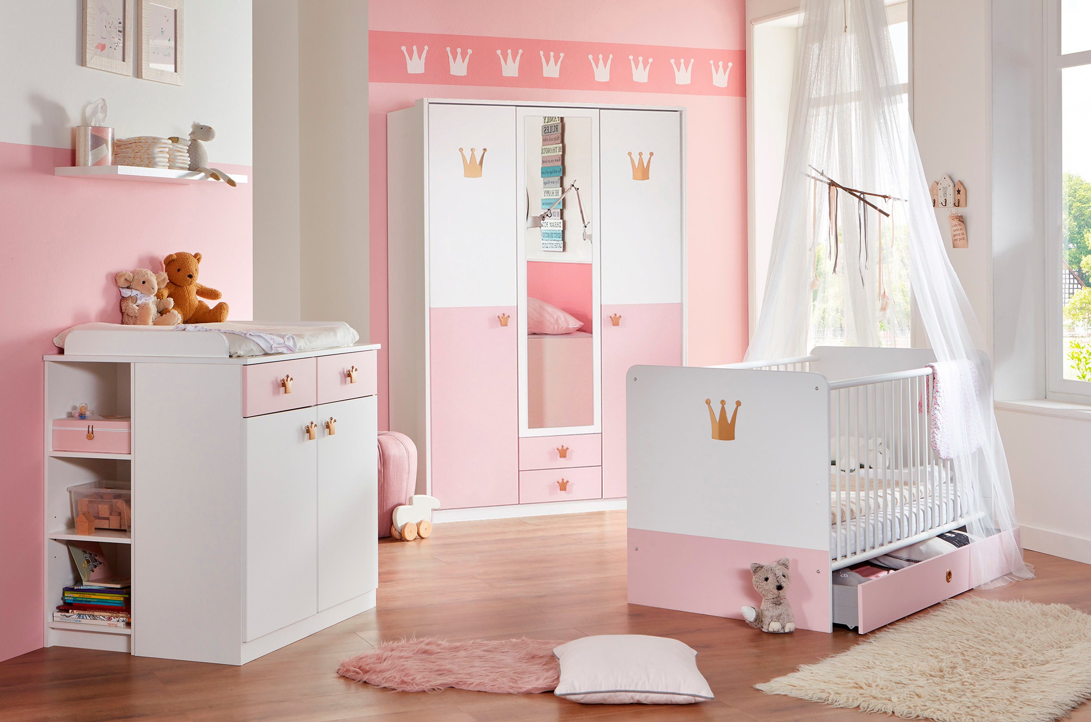 Wimex Babybett Cindy2, mit Schlupfsprossen