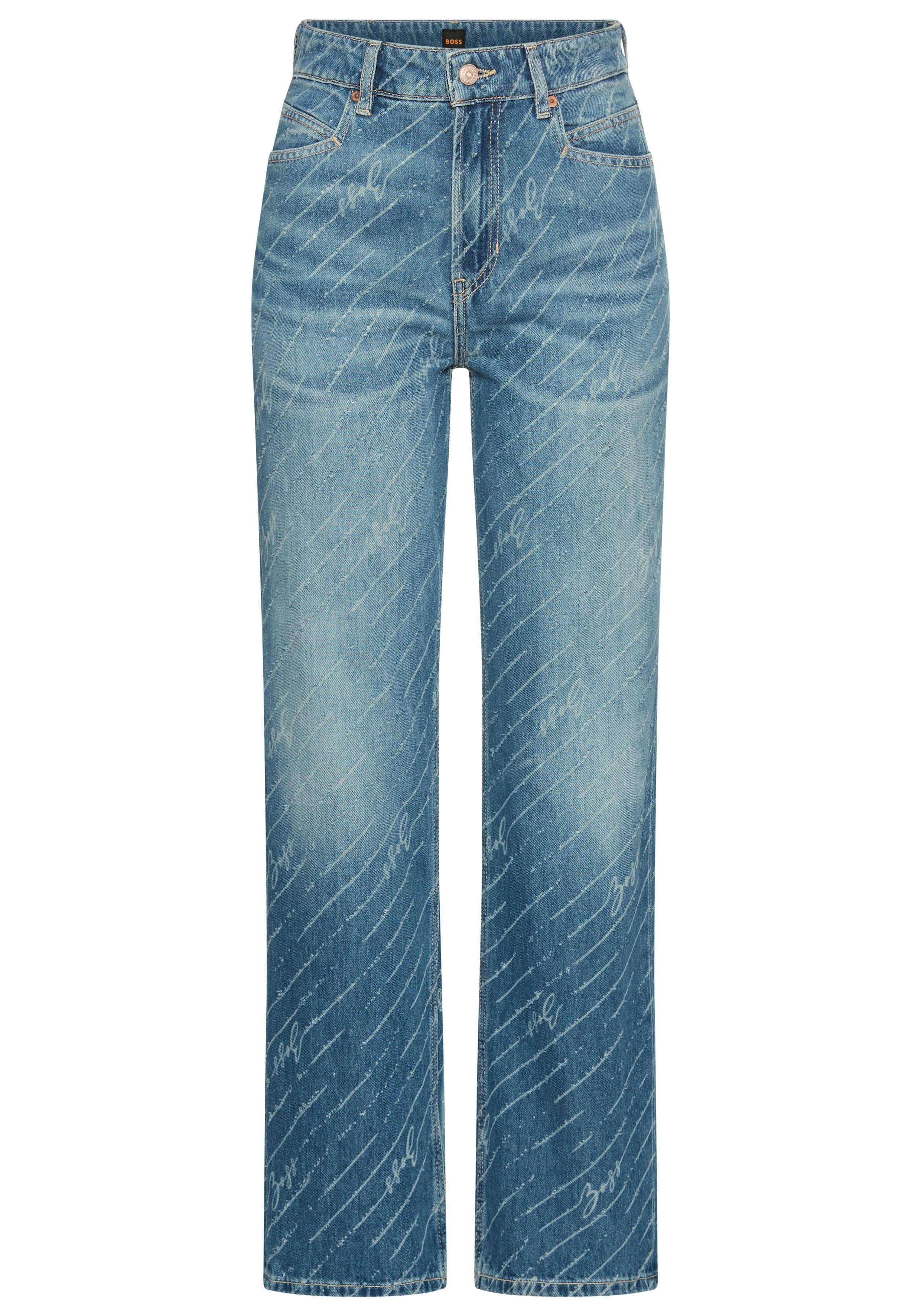 Straight-Jeans Ada High Rise Slim Premium Damenmode