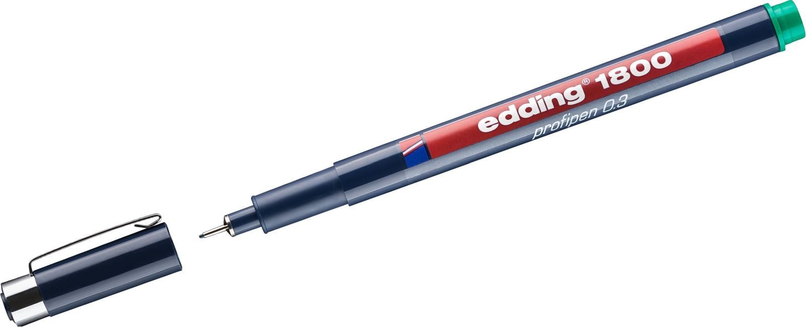edding Fineliner Faserzeichner edding 1800 profipen 0.3 ca. 0,35mm grün