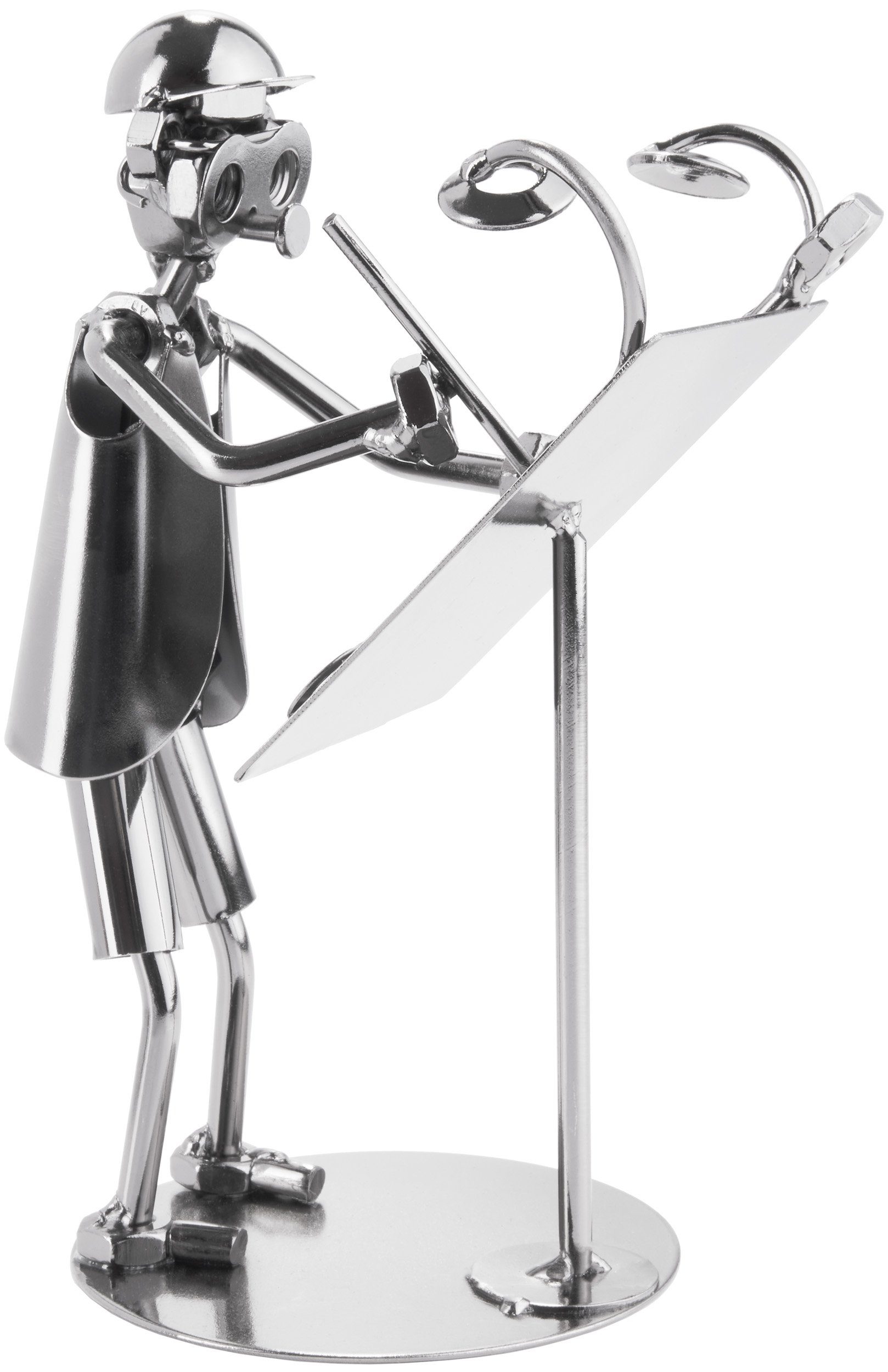 BRUBAKER Dekofigur Metallskulptur Schraubenmännchen Architekt (1 St), kunst günstig online kaufen