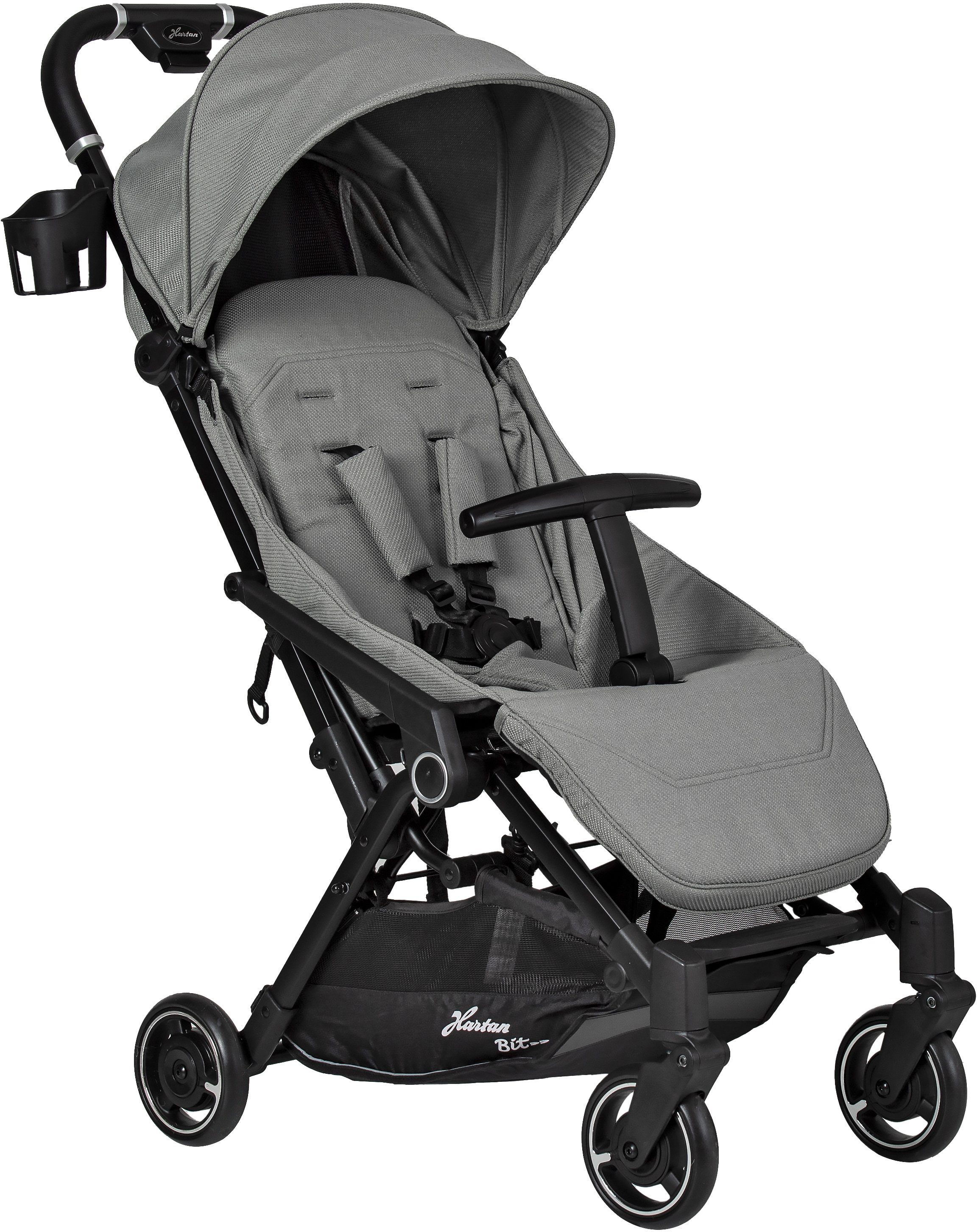 Made Bit Germany Regenschutz Kinder-Buggy mit Cupholder; 1, in Stone - & Hartan Buggy