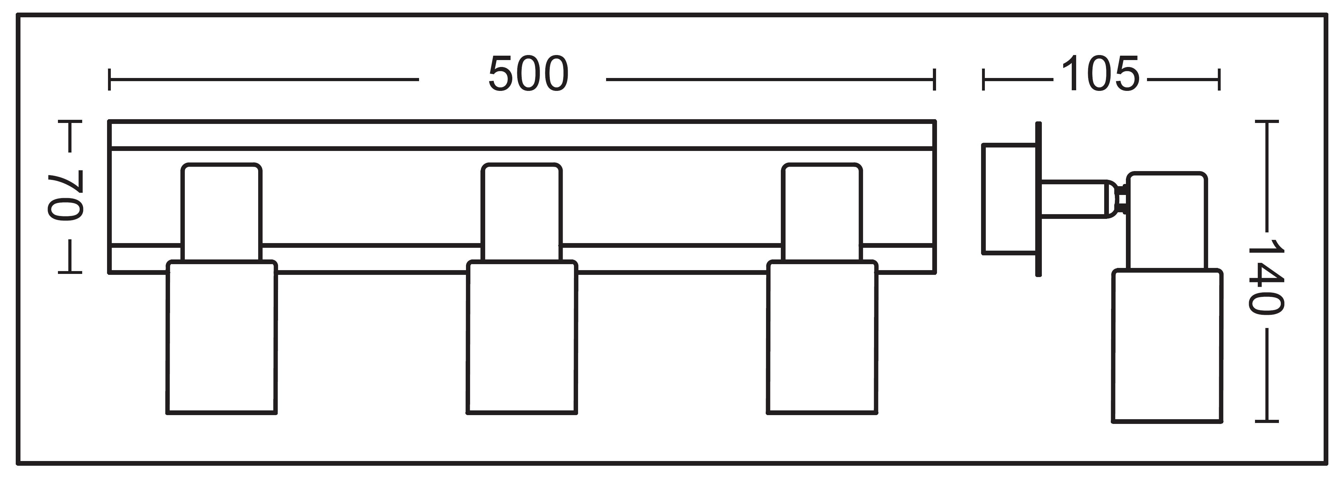 TRANGO LED Deckenleuchte, 3-flammig Leuchtmittel *GRACE* inkl. Aluminium LED Badleuchte, LED LED 3x Küchenleuchte, Lichtfarbe Chrom-Optik & G9 3.000K Deckenleuchte Deckenlampe, warmweiße Flurleuchte, Kronleuchter Serie gebürstet Schwenkbare 2007-38