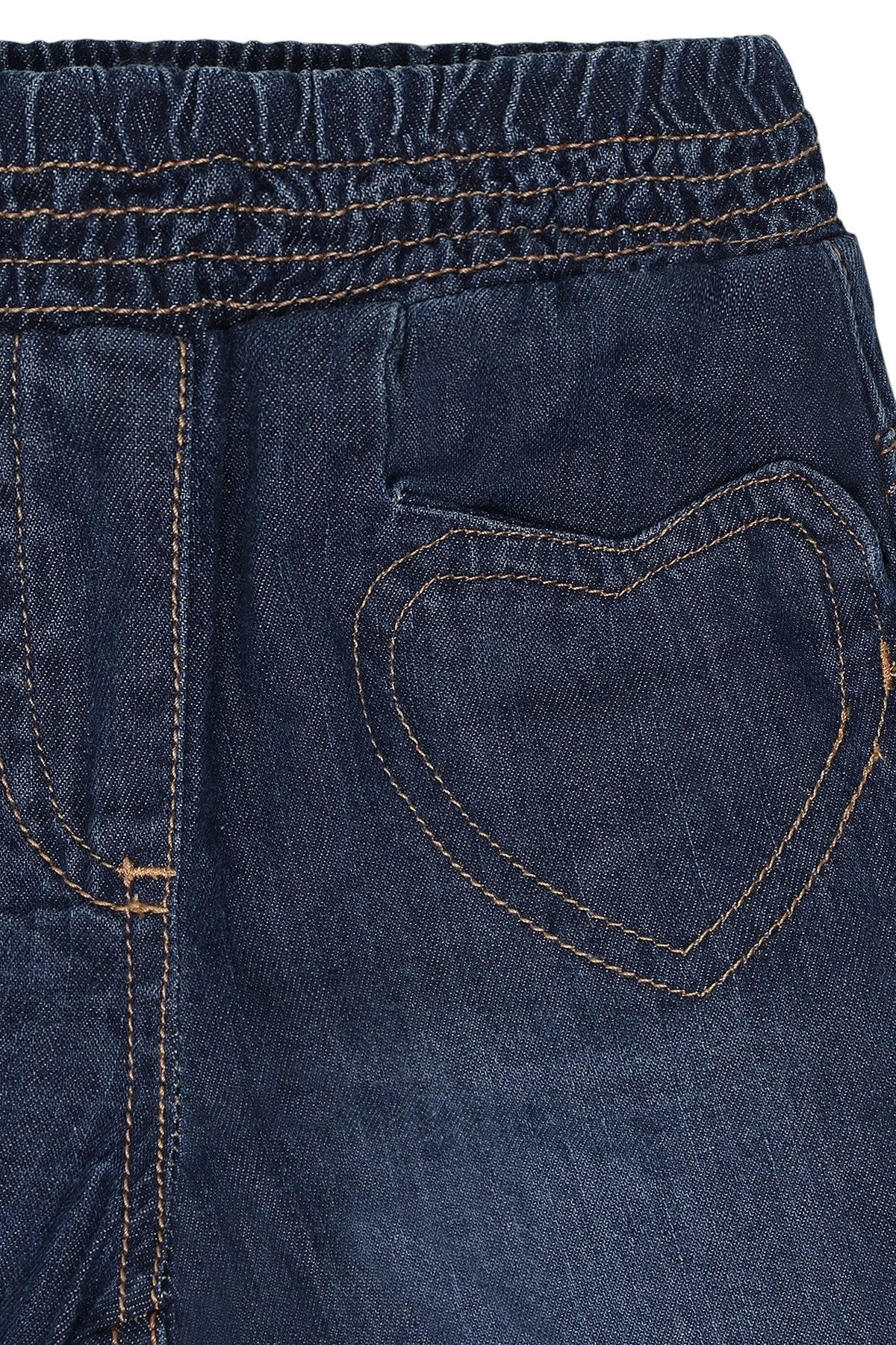 Hust & Claire Dehnbund-Jeans HCTilde Jeans (1-tlg) HCTilde Jeans Lining Mädchen Jeans Blue Denim