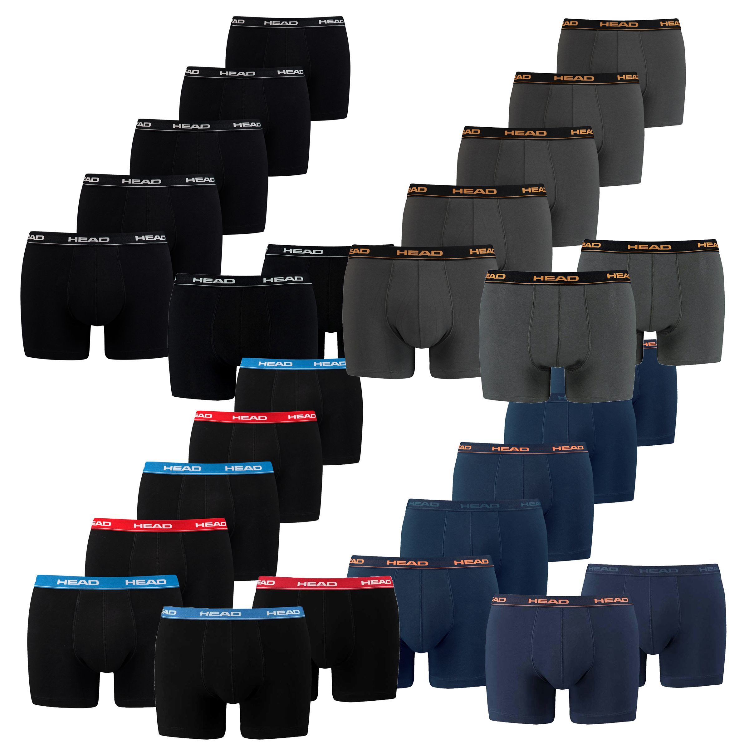Head Boxershorts 7 er Pack Boxer (7-St)