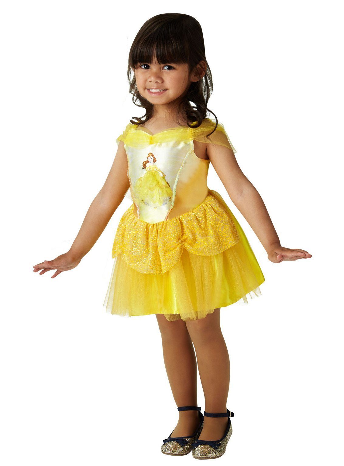 Rubie´s Prinzessin-Kostüm Disney Prinzessin Belle Ballerina Kinderkleid, Süßes Tutukleid für märchenhafte Ballerinas