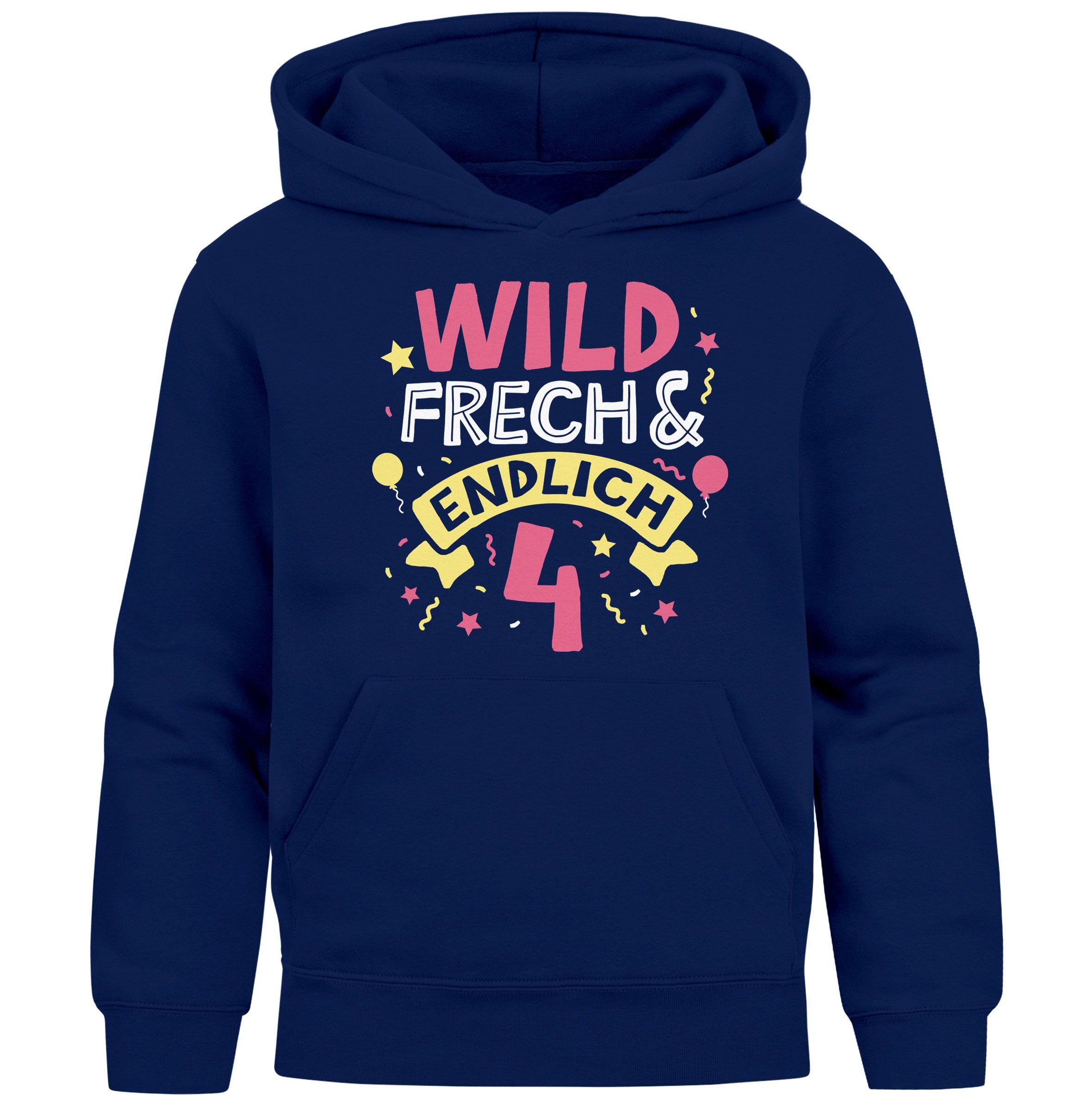 Hoodie Kinder Hoodie Mädchen Geschenk Geburtstag Alter Zahl 4-10 und Spruch