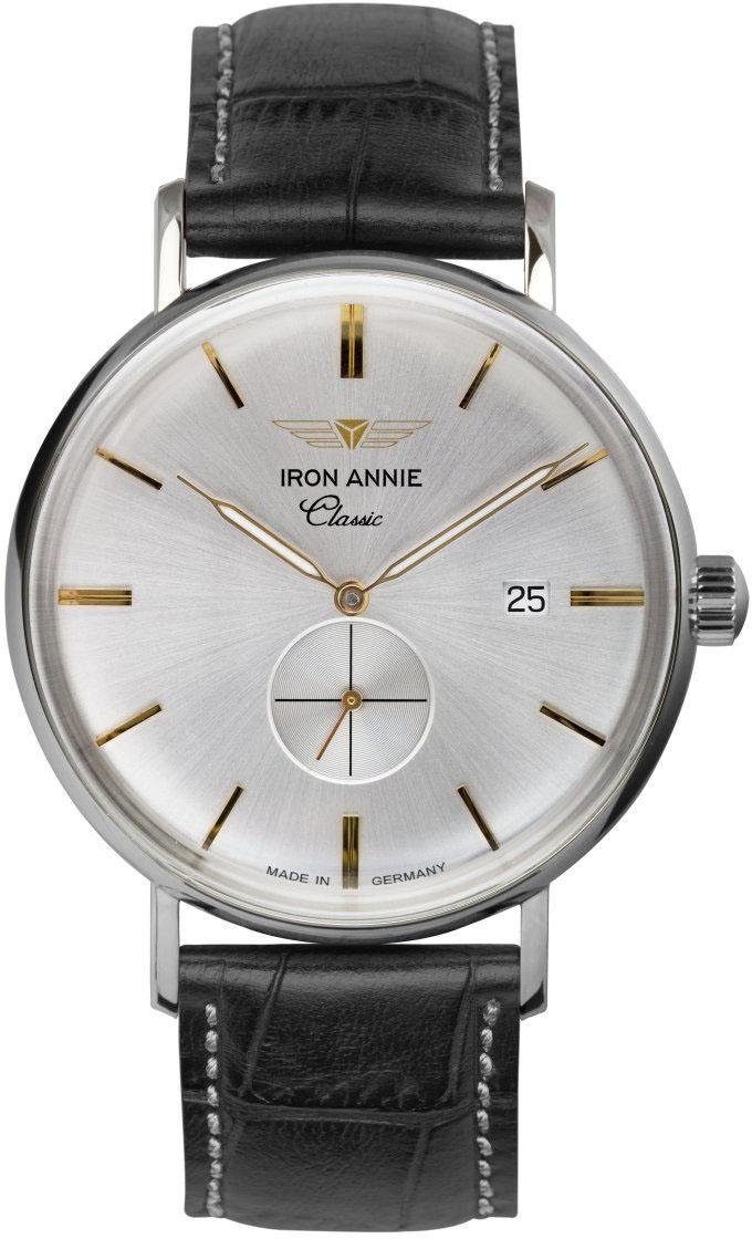 IRON ANNIE Quarzuhr Classic, 5938-4, Armbanduhr, Herrenuhr, Datum, Made in Germany