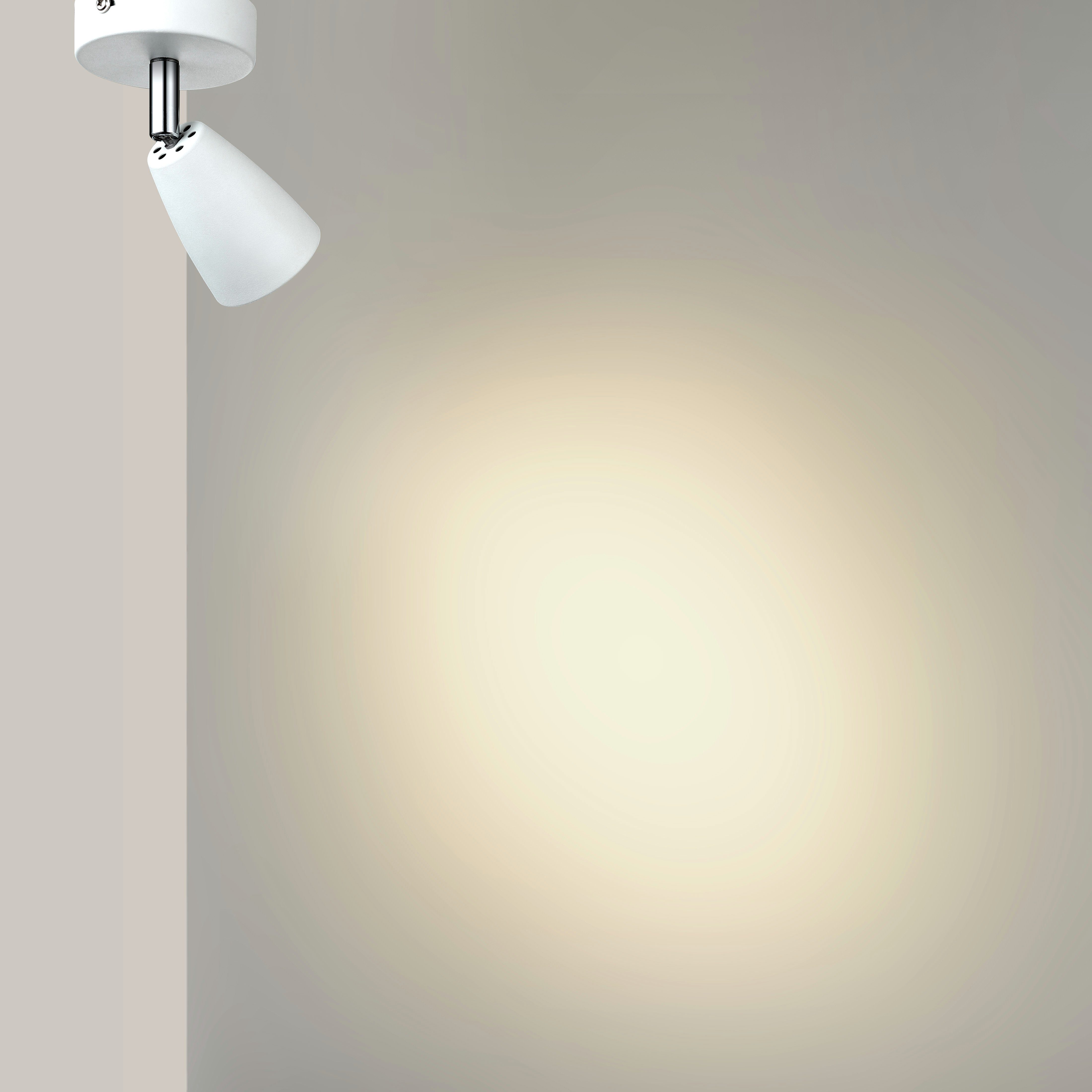 IMPTS LED Deckenspots Deckenleuchte Spotleuchte Deckenstrahler, Nicht Dimmbar, LED wechselbar, Warmweiß, Schwenkbar LED Deckenlampe Deckenspot