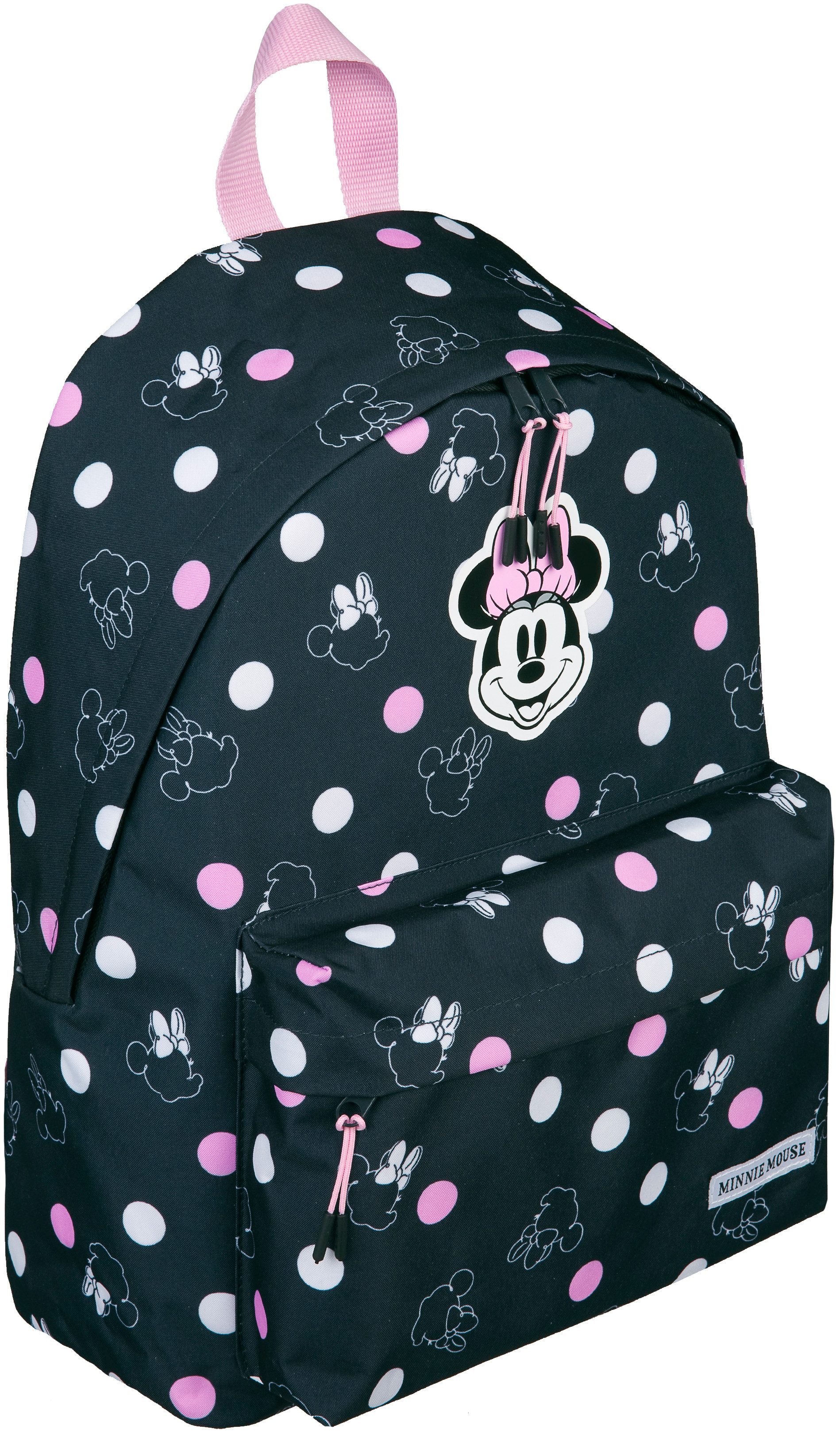 Scooli Kinderrucksack Minnie Mouse (Set, 3-tlg), inkluisve Notizbuch A5 und Mäppchen