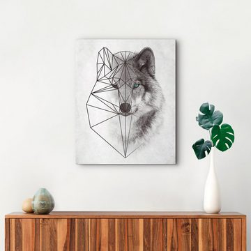 Reinders! Holzbild Polygonic Wolf, (1 St)