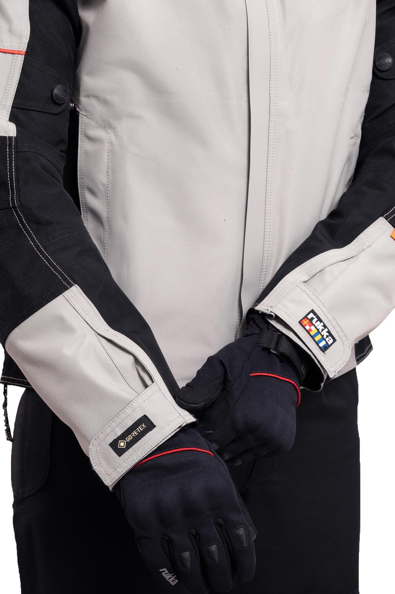 Rukka Motorradjacke R-EX 2.0 wasserdichte Motorrad Textiljacke Wasserdicht Atmungsaktiv reißverschluss wasserdichte