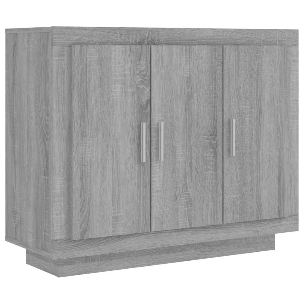 vidaXL Sideboard Sideboard Grau Sonoma 92x35x75 günstig online kaufen