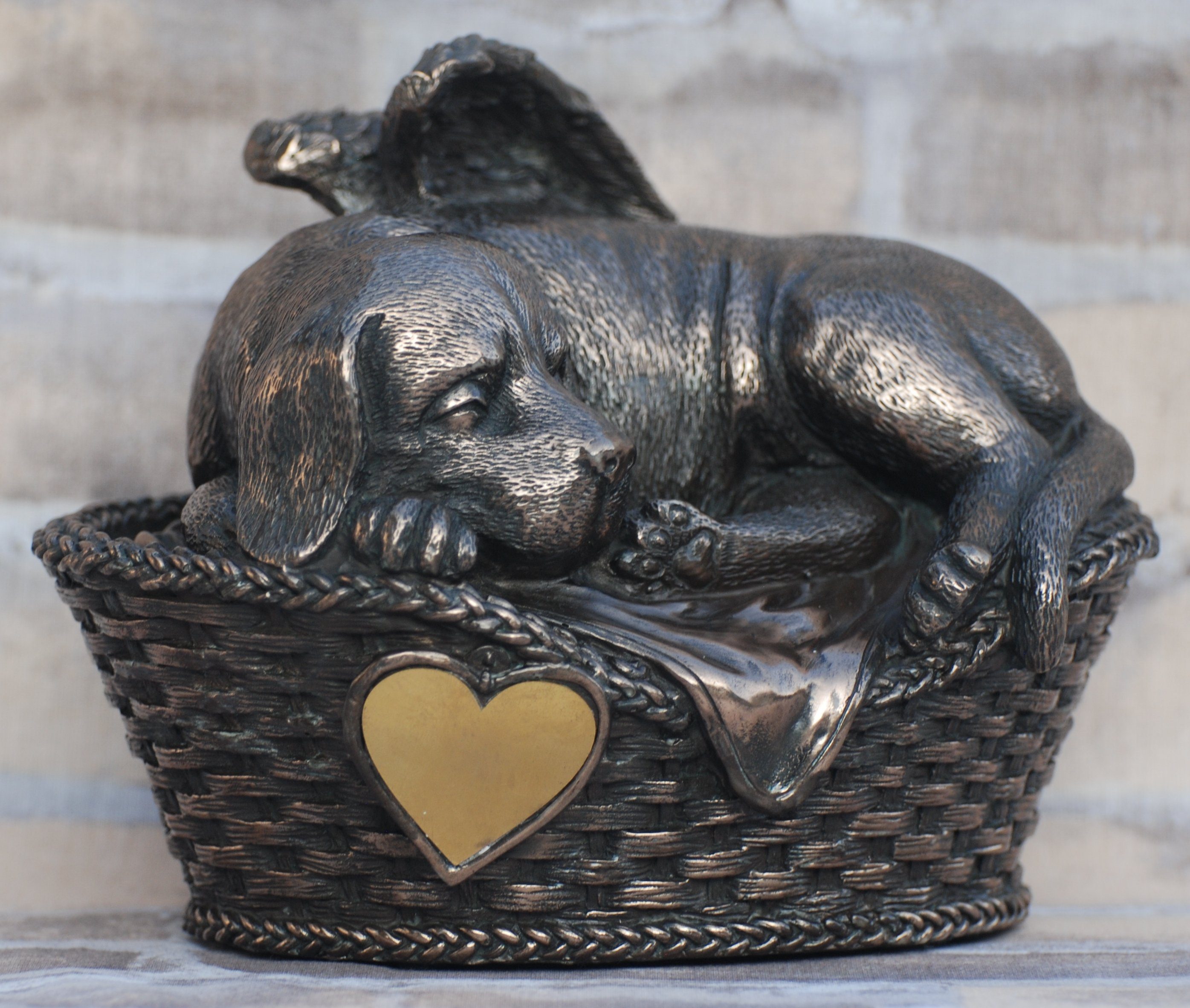 MystiCalls Dekofigur Hunde Urne als Hunde-Engelfigur günstig online kaufen