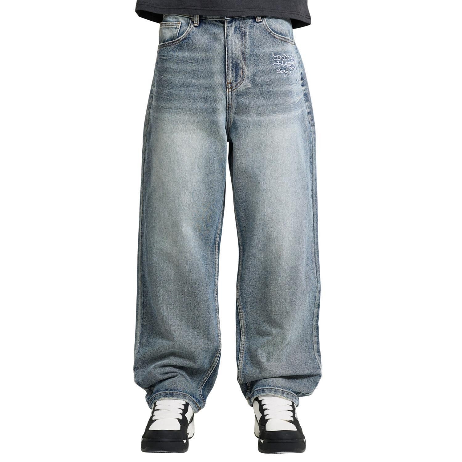 Ed Hardy Relax-fit-Jeans Jeans Ed Hardy Embroidered Panther Relax